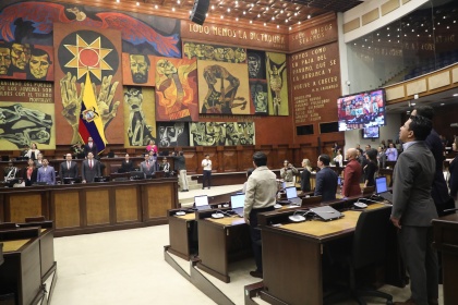 Sesión 093 del Pleno de la Asamblea, segundo debate el Proyecto de Ley Orgánica de Gobernanza del Espacio Marino-Costero,