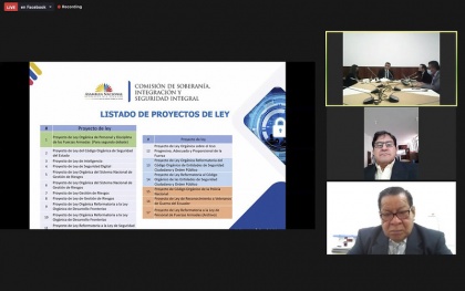 Comisión de Seguridad Integral trabajará en informes de cuatro proyectos de ley