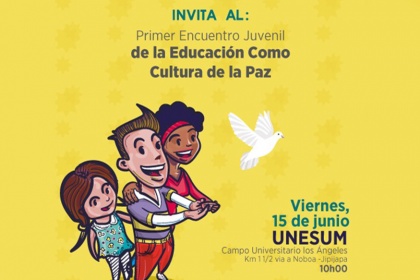 Teresa Benavides,  Encuentro Juvenil de la Educación como Cultura de la Paz 